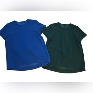 Madewell, 2 size M short sleeve blouses